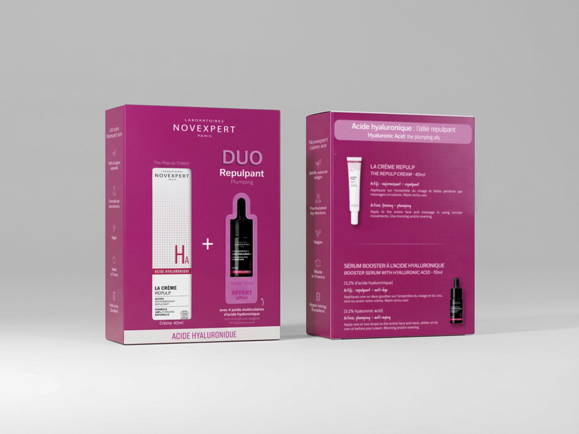 HPS Milano. NOVEXPERT | La Creme Repulp | Crema viso rimpolpante acido ...