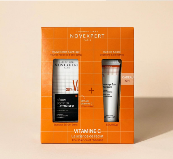 Cofanetto Novexpert Vitamina C | Siero Booster 30% + Gommage Illuminante in Omaggio